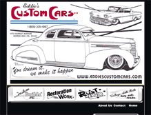 Tablet Screenshot of eddiescustomcars.com